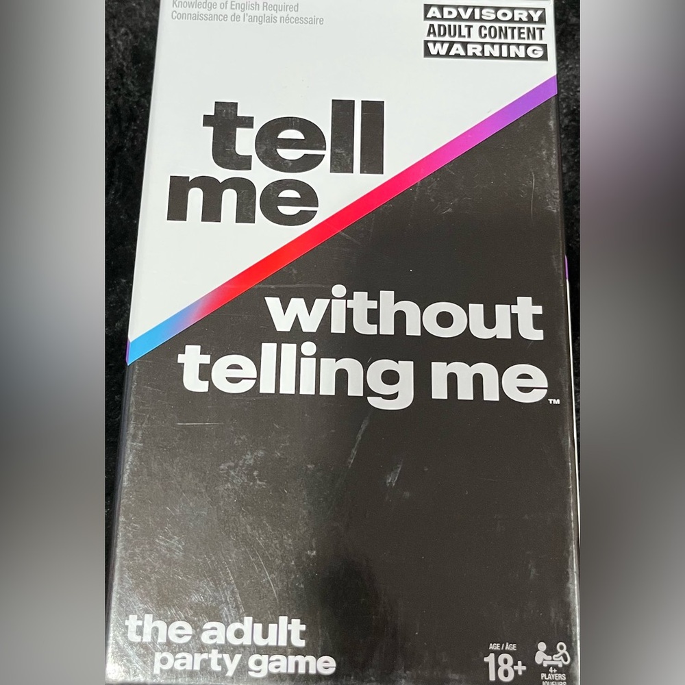Tell Me Without Telling Me Party Game